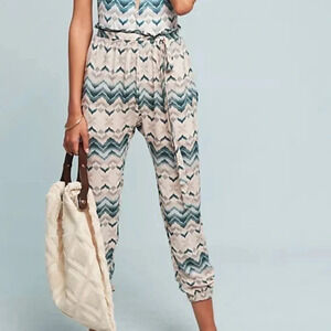 Eberjey Hudson Tie Waist Pull On Joggers w/ Pockets Size M/L NWT